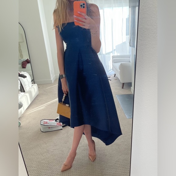 Parker Navy Blue Harper Dress - Picture 6 of 6